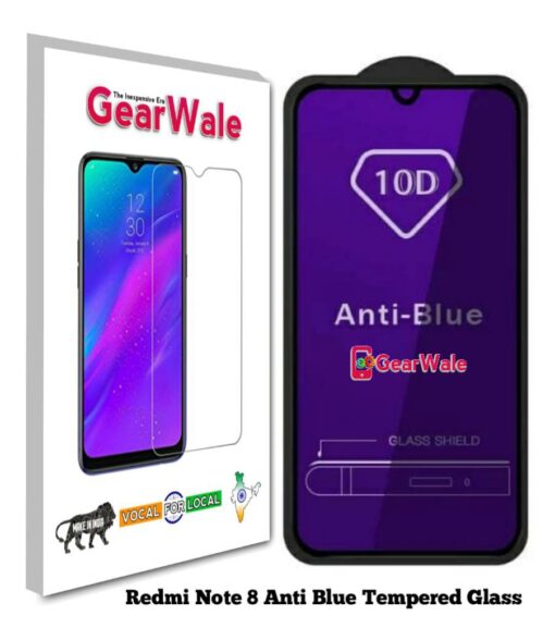 Redmi Note 8 Anti-Blue Eyes Protected Tempered Glass