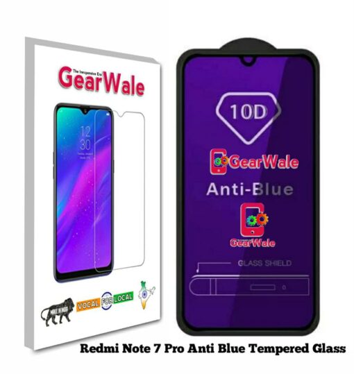 Redmi Note 7 Pro Anti-Blue Eyes Protected Tempered Glass