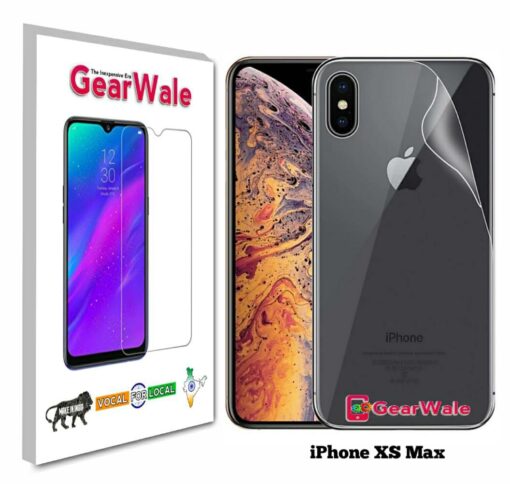 iPhone XS Max Back Side Glass Protector