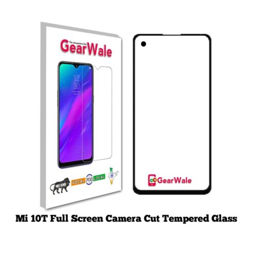 Mi 10T Full Screen Tempered Glass 2.5D Curved 9H Hardness