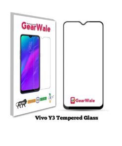 Vivo Y3 Full Screen Tempered Glass 2.5D Curved 9H Hardness