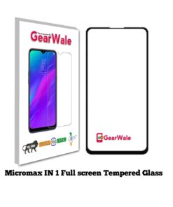 Micromax IN 1 Full Screen Tempered Glass 2.5D Curved Glass