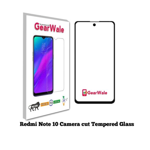 Redmi Note 10 Full Screen Tempered Glass with camera Cut Out