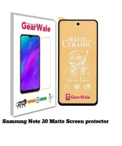 Samsung Note 20 Matte Screen Protector for GAMERS