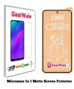 Micromax IN 1 Matte Screen Protector for GAMERS