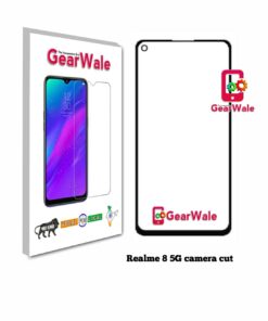 Realme 8 5G Full Screen Tempered Glass with camera Cut Out