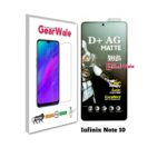 Infinix Note 10 Matte Tempered Glass For Gamers