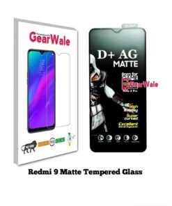 Redmi 9 Matte Tempered Glass For Gamers