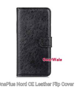 OnePlus Nord CE Premium Leather Finish Flip Cover