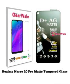Realme Narzo 20 Pro Matte Tempered Glass For Gamers