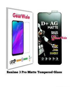 Realme 3 Pro Matte Tempered Glass For Gamers