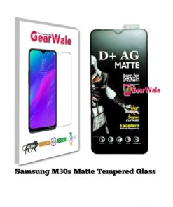 Samsung M30s Matte Tempered Glass For Gamers