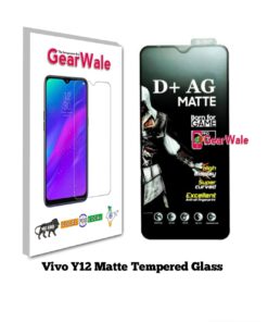 Vivo Y12 Matte Tempered Glass For Gamers