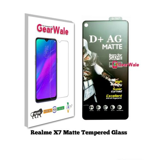 Realme X7 Matte Tempered Glass For Gamers