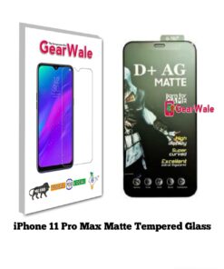 iPhone 11 Pro MAX Matte Tempered Glass For Gamers