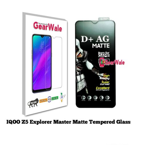 IQoo z5 Explorer Matte Tempered Glass