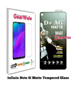 Infinix Note 8i Matte Tempered Glass For Gamers