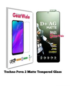 Techno Pova 2 Matte Tempered Glass