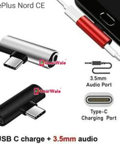 Adapter for OnePlus Nord CE 2in1 Adapter Charging And Headphone GearWale.