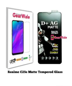 Realme C25s Matte Tempered Glass For Gamers