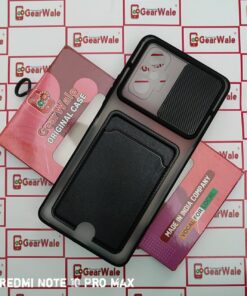 Redmi Note 10 Pro Max Camera Shutter Smoke Cover With ATM Pocket