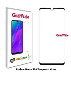 Realme Narzo 50A Premium Quality Full Screen Tempered Glass