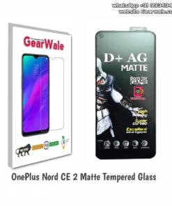 OnePlus Nord CE 2 Matte Tempered Glass For Gamers