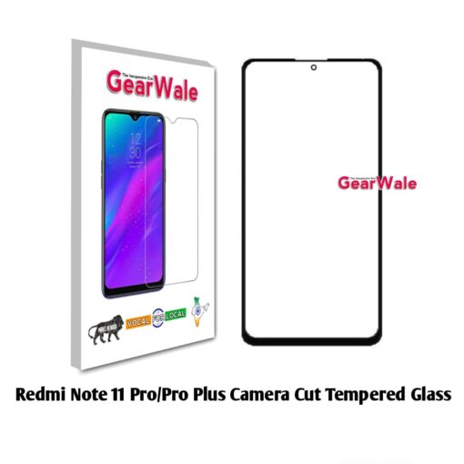 Redmi Note 11 Pro/Pro Plus Full Screen 2.5D Curved Tempered Glass With Camera Cut