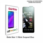 Redmi Note 11 Matte Tempered Glass For Gamers