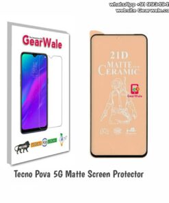 Techno Pova 5G Matte Screen Protector for GAMERS