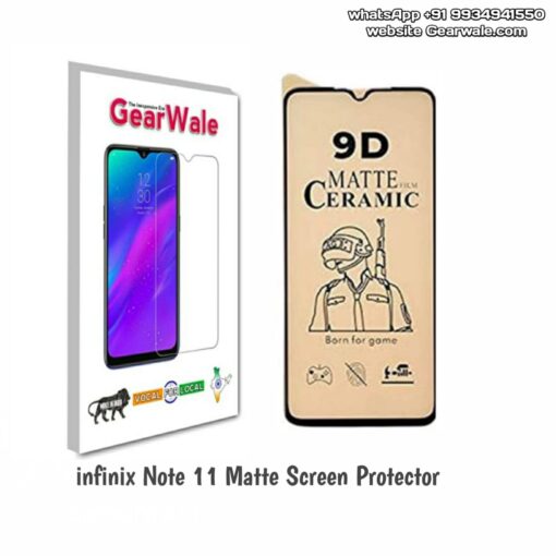 Infinix Note 11 Matte Screen Protector for GAMERS