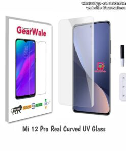 Mi 12 Pro Ultra Real Curved UV Tempered Glass