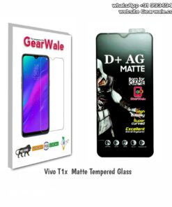 Vivo T1x Matte Tempered Glass For Gamers