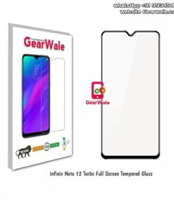 Infinix note 12 turbo Full Screen 2.5D Curved Tempered Glass