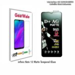 Infinix Note 12 Matte Tempered Glass For Gamers