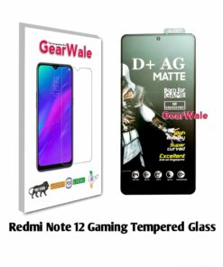 Redmi Note 12 Matte Tempered Glass For Gamers